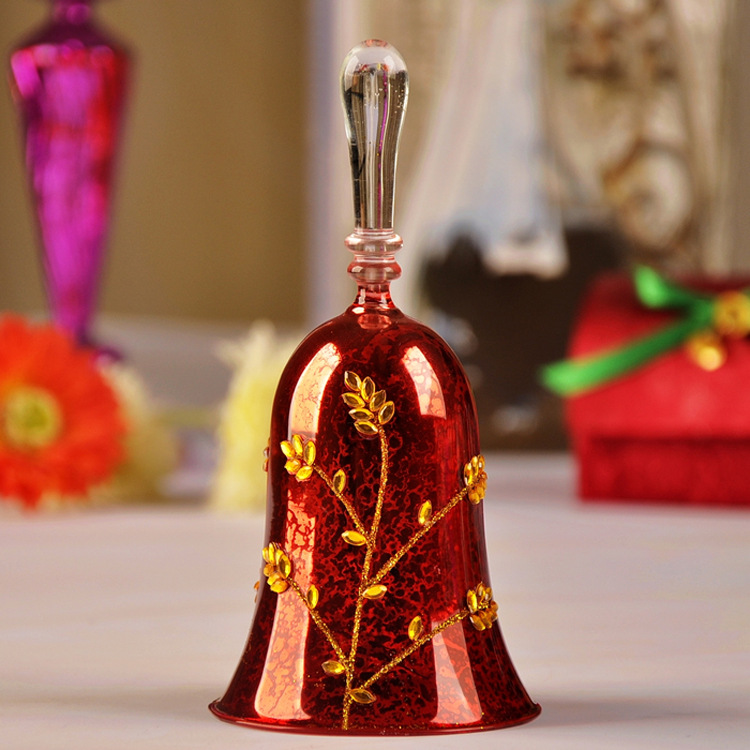 Campana de comedor de estilo europeo campana de vidrio transparente regalo para el hogar decoraciones de estilo británico