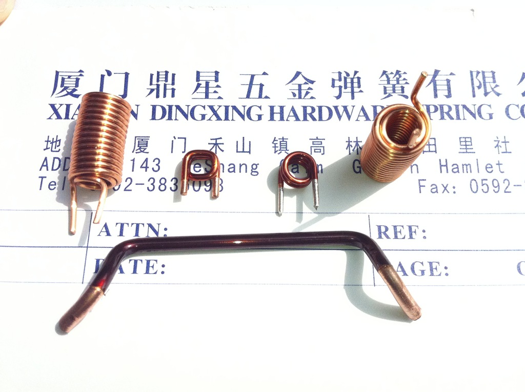 直发供应 304铍铜线精密压缩弹簧 钮力五金电器弹簧 螺旋弹簧