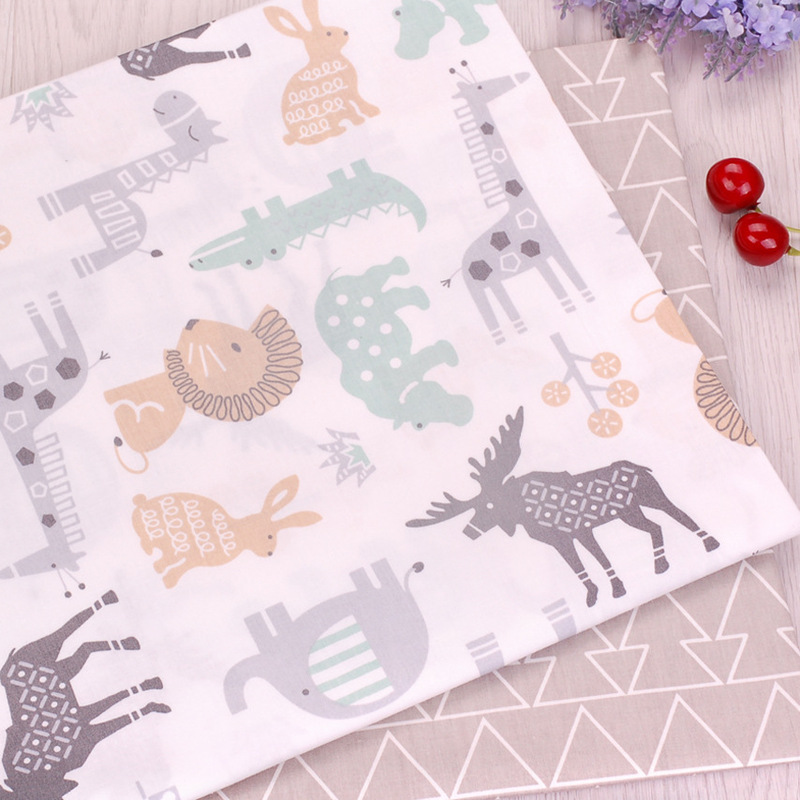Wholesale cotton twill print dinosaur cartoon cotton twill fabric cotton fabric 1.6 width