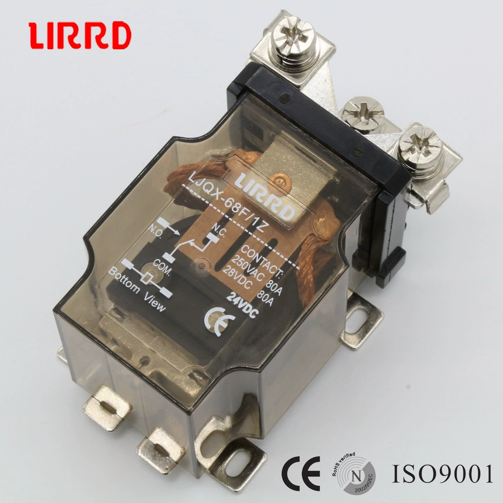 Электромагнитная реле LIRRD LJQX-68F/1Z, 80A, большой ток 220В24В12В, производитель