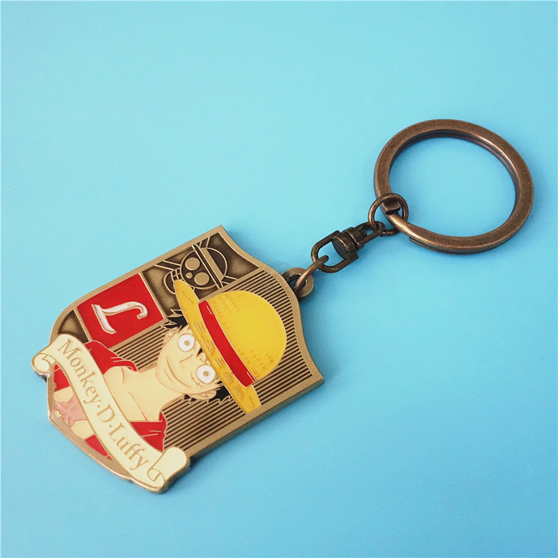 one piece keychain one piece Luffy straw hat keychain pendant pendant Luffy doll key chain