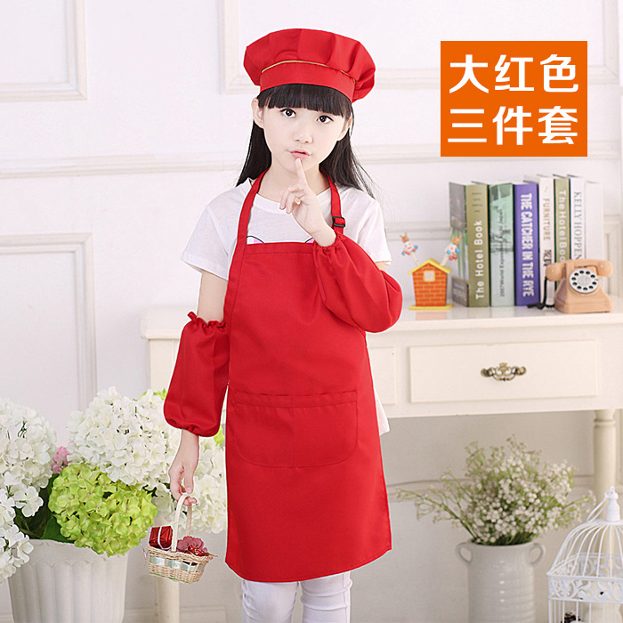 Pintura para niños delantal para niños personalizado jardín de infantes delantal de publicidad para niños DIY logotipo impreso personalizado