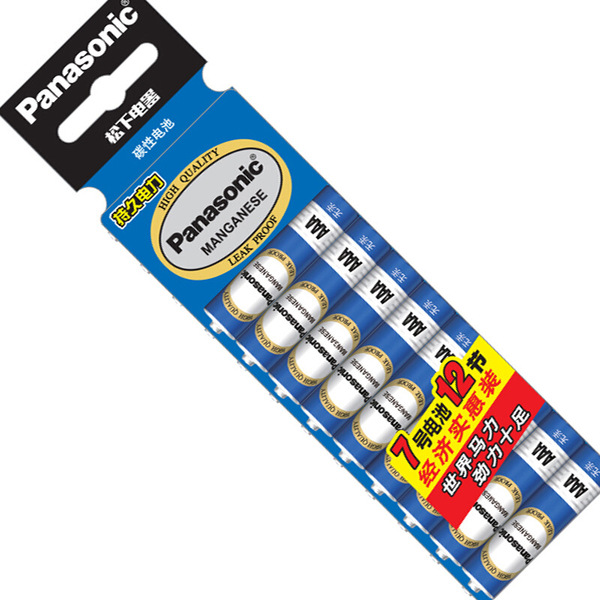 Wholesale Panasonic carbon AA dry battery 12-cell R03PNU/12SC…