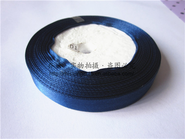 En stock 15MM cinta de poliéster de una sola cara Cinta de regalo Decoración cinta DIY cinta hecha a mano embalaje de la flor