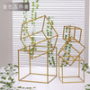 New iron geometric boxes three -dimensional wedding props wedding layout road lead to welcome district window creative ornaments