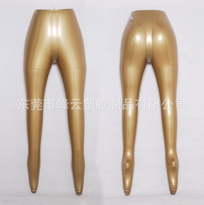 pvc充气半身模特 服装店模特道 充气金色模特女半身加大半身