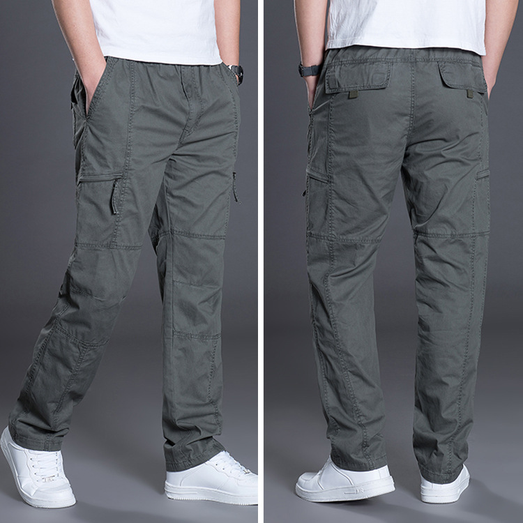 men's cotton thin casual trousers