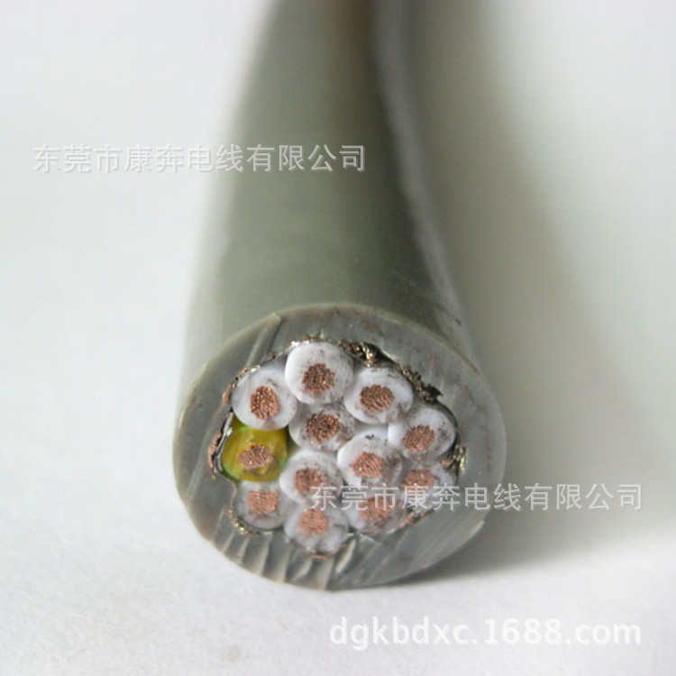 屏蔽线 RVVP12*0.5平方电线 铜芯信号线  电缆线软护套