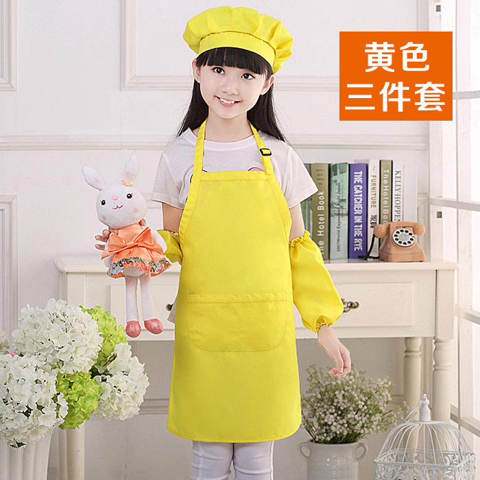 Pintura para niños delantal para niños personalizado jardín de infantes delantal de publicidad para niños DIY logotipo impreso personalizado