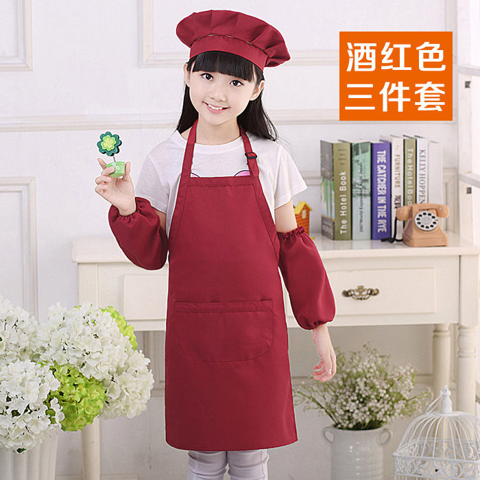 Pintura para niños delantal para niños personalizado jardín de infantes delantal de publicidad para niños DIY logotipo impreso personalizado