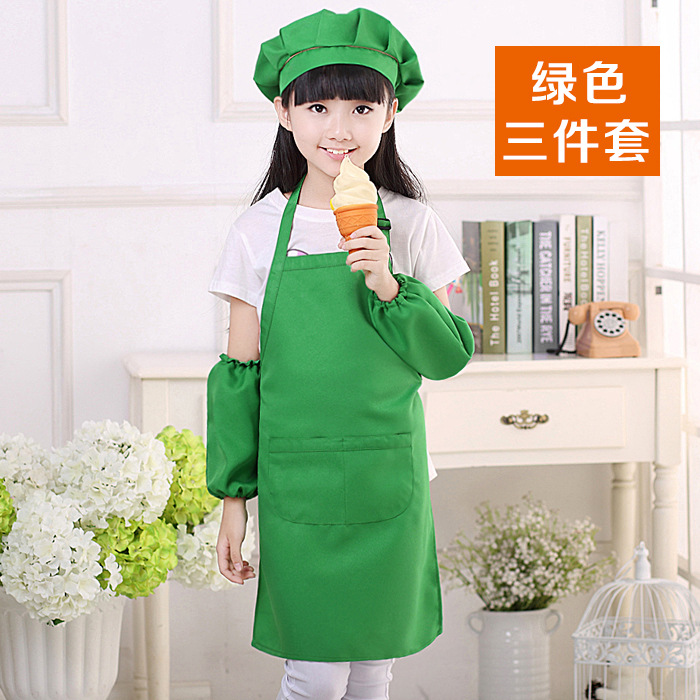 Pintura para niños delantal para niños personalizado jardín de infantes delantal de publicidad para niños DIY logotipo impreso personalizado