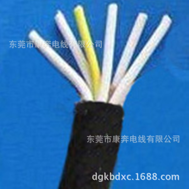 RVV6*0.3多股铜芯软护套线    6芯0.3平方电源线  控制线