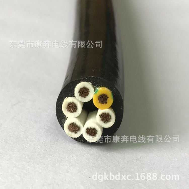 多芯软护套电缆   6芯多股护套线 6芯1.0平方控制电缆 国标