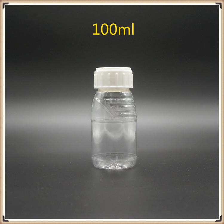 透明PET塑料瓶100ml农药瓶通用水剂塑料瓶 100ml化工瓶广口农药瓶