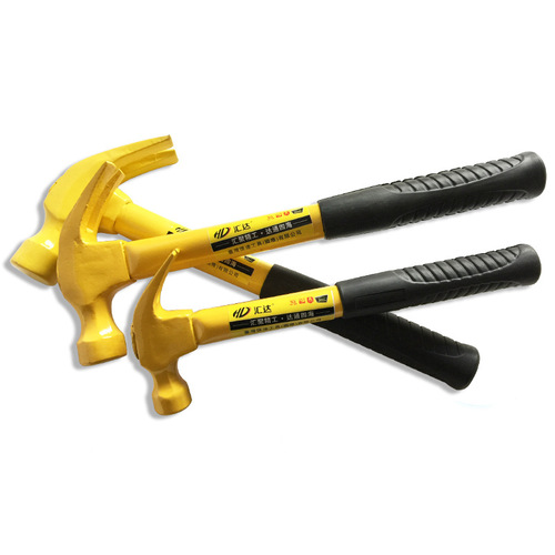 Source factory goods Steel handle 0.5KG claw hammer Wooden handle 0.75KG claw hammer Bakelite handle nail hammer