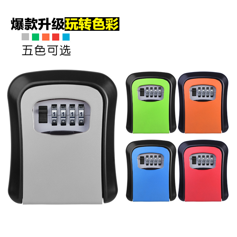 Nueva clave de contraseña de caja grande montado en la pared sitio de construcción apartamento decoración fábrica transfronteriza nueva clave de bloqueo de contraseña