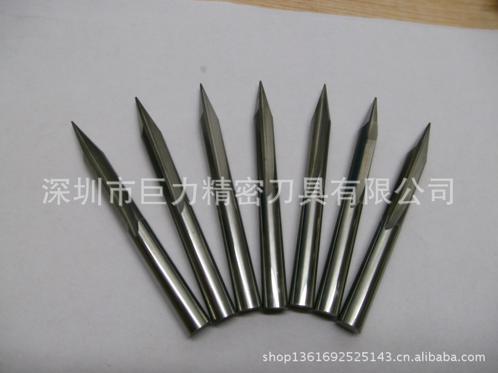 供应双刃直槽尖刀  钨钢材质 实木雕花用 锋利不易断双刃直槽尖刀