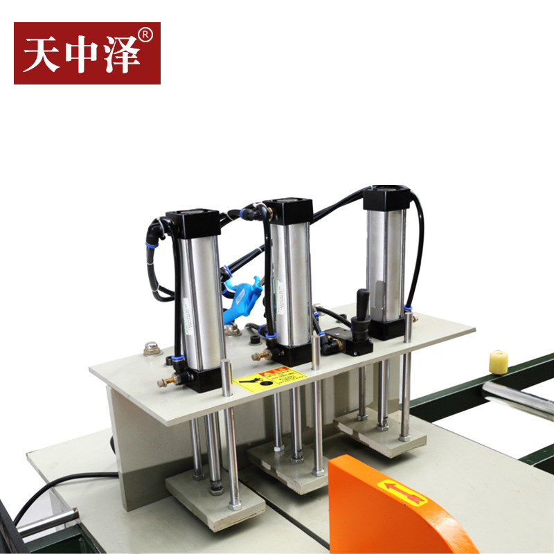 铝门窗机械铝合金幕墙门窗型材断料锯气动直角90度切割机