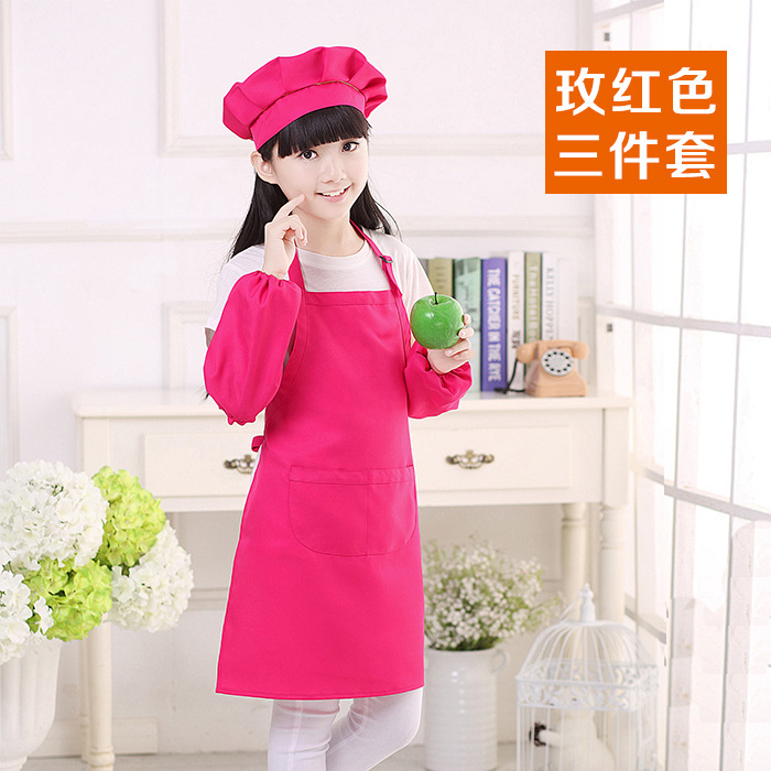 Pintura para niños delantal para niños personalizado jardín de infantes delantal de publicidad para niños DIY logotipo impreso personalizado