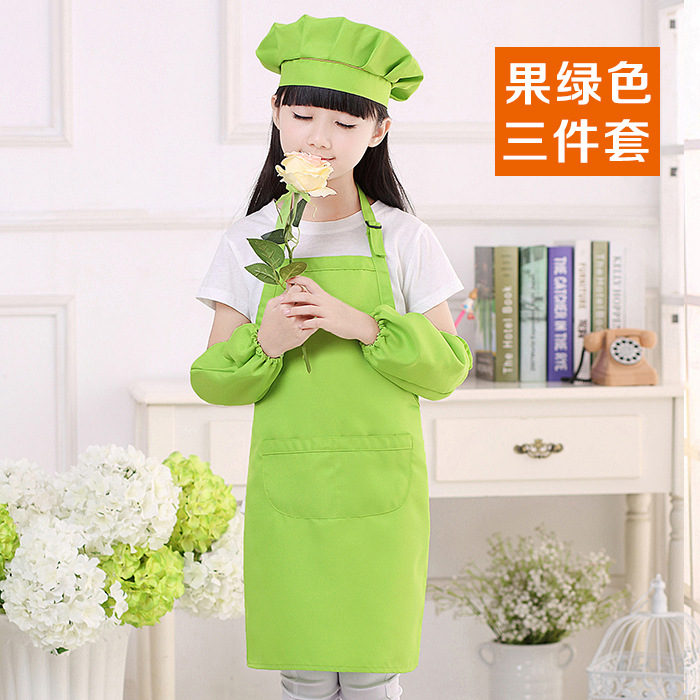 Pintura para niños delantal para niños personalizado jardín de infantes delantal de publicidad para niños DIY logotipo impreso personalizado