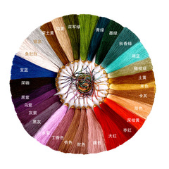 Dragon knot bright ice silk car hanging tassels 29 elegant colors vertical soft new L5225 manufacturer wholesale