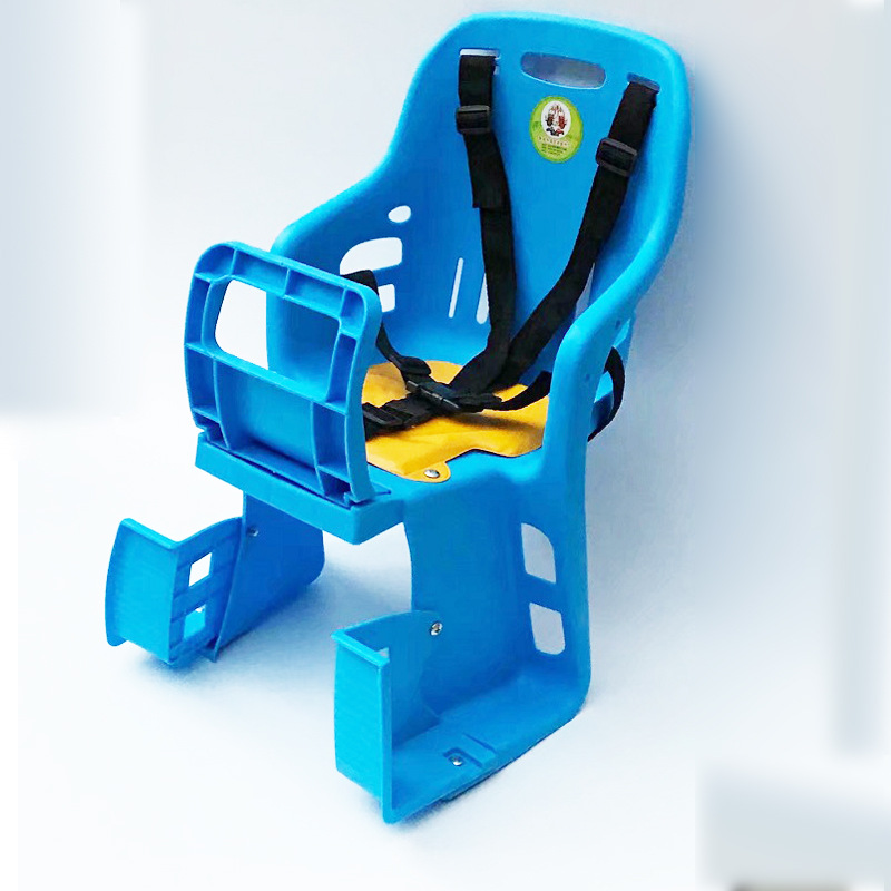 Asiento de bicicleta Chuanfu bicicleta grande asiento de seguridad para niños asiento trasero de bicicleta de bebé de plástico