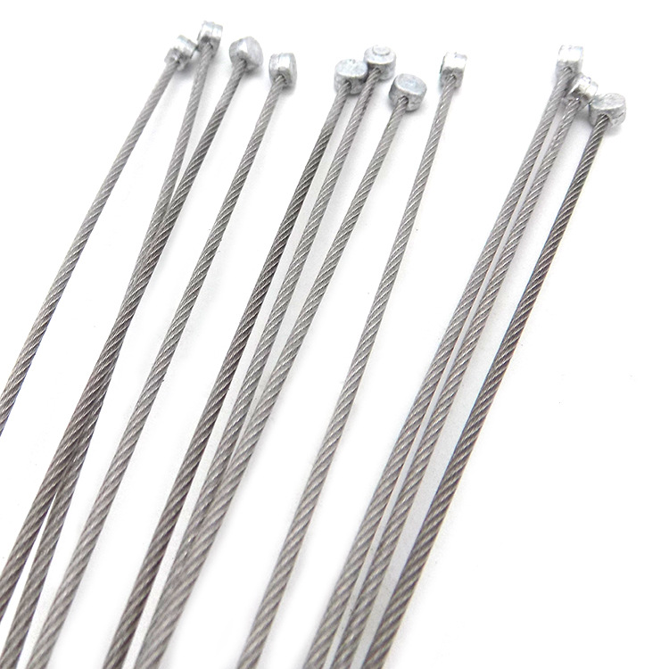 Cabeza redonda de cable de acero fundido a presión en forma de T línea de freno de cable de chandelier 304316 accesorios de alambre de acero tratados de fusible no disperso