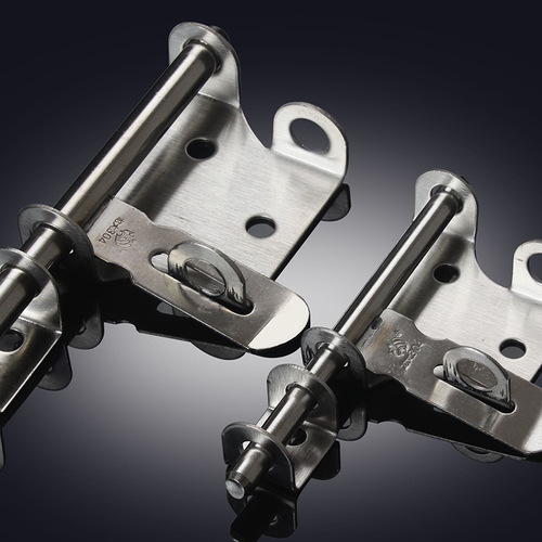 Buckle anti-theft large iron door shut stainless steel door pin lock thickened door bolt 304 lock brand bolt door cow