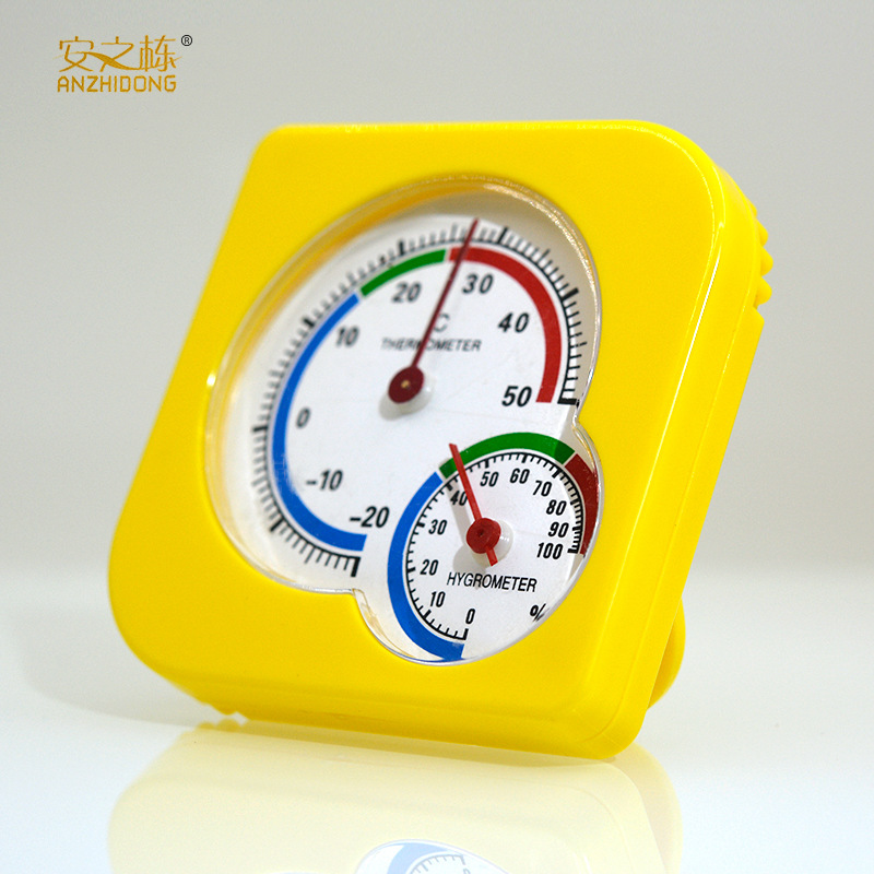 外贸货源温度湿度计室内外家用干湿计多功能壁挂立式迷你温湿度计