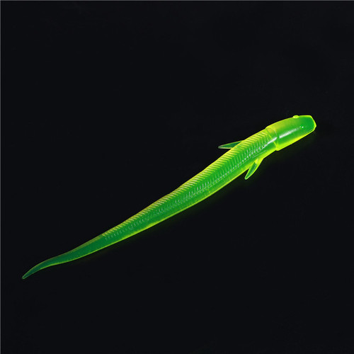 Loach 10 cm 3g Luya bait soft bait fake bait sharp tail bait luminous soft worm multi-color Texas fishing rig wholesale