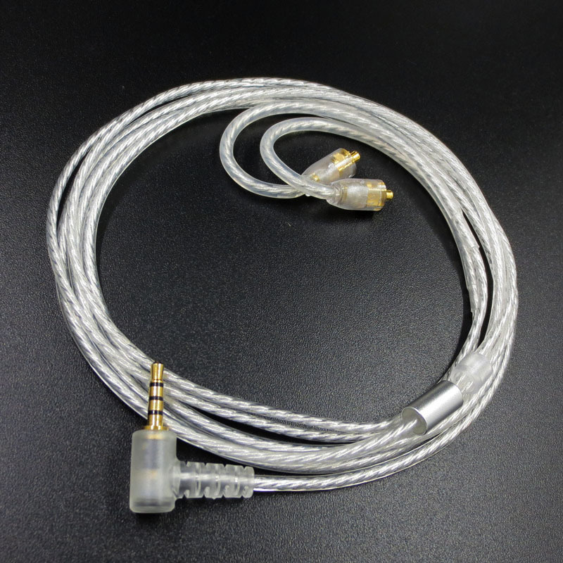 厂家批发2.5平衡线材利和AK240舒尔SE215 535 UE900耳机升级线