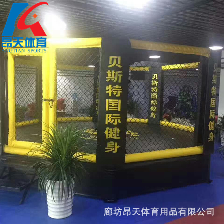 Los fabricantes suministran multi-especificación octogonal lucha jaula deportes lucha entrenamiento octogonal jaula boxeo anillo al por mayor