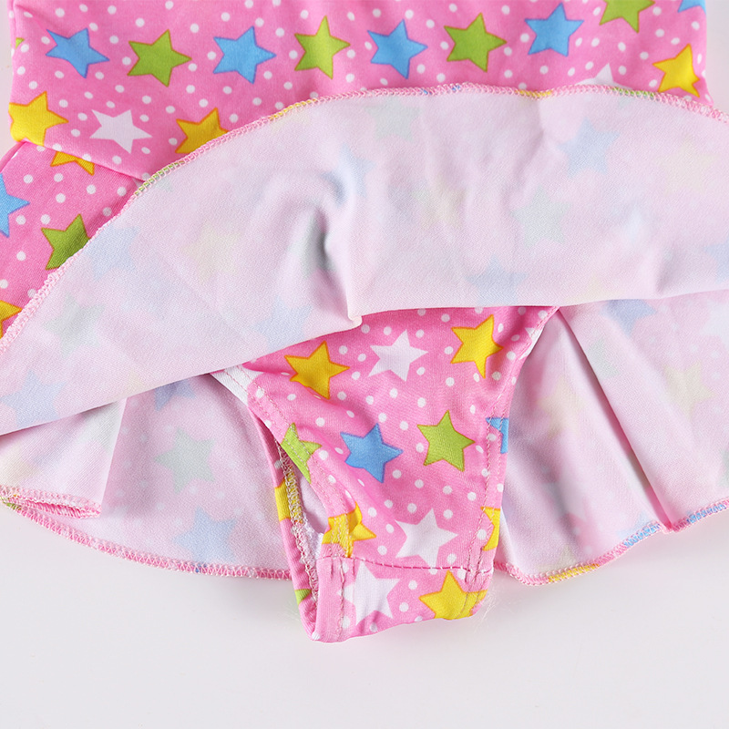 Traje de baño para niñas Vestido de una pieza floral de estilo coreano con tirantes vestido de princesa Linda para bebé y niños traje de baño de vacaciones de primavera caliente