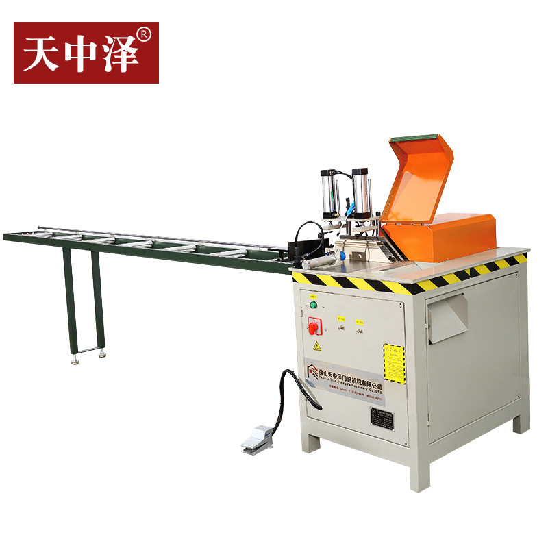 铝合金门窗设备平开门全铝家居45°切割机.平开窗V型切割机