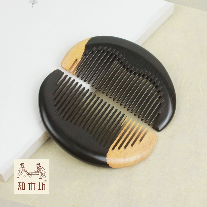 [Zhiwufang] Factory production of sandalwood children's combing small wood combat fashion ebony combed health gifts for health gifts