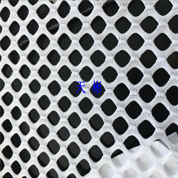 网格布 大菱形 大孔网棉网布 菱形网眼布