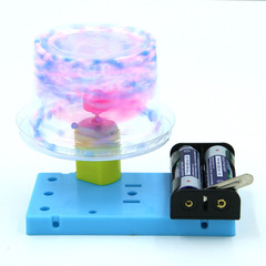 科學實驗電動飛雪靜電實驗科技小製作幼兒園學生手工教具STEM材料