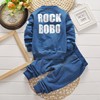 Autumn denim set for boys, long sleeve