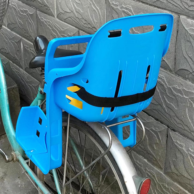 Asiento de bicicleta Chuanfu bicicleta grande asiento de seguridad para niños asiento trasero de bicicleta de bebé de plástico