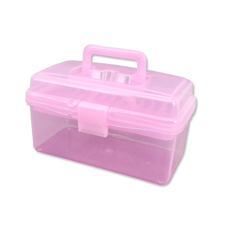 G-562 8寸透明工具箱 塑料工具箱 小型收纳箱 透明塑料箱