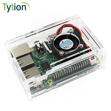 树莓派2/3/3B+外壳 Raspberry Pi 2 3代B型 1G 机箱盒子兼容风扇