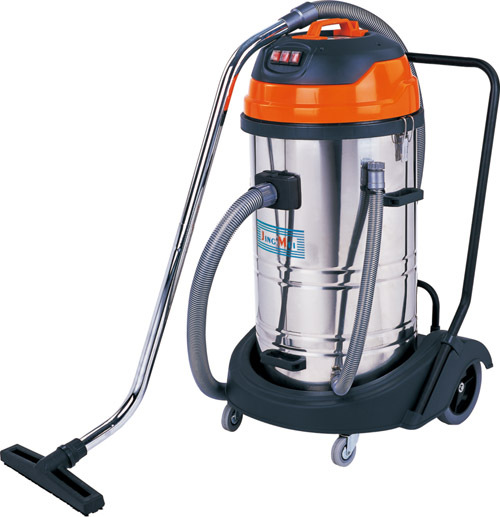 净美 JM775 不锈钢桶三马达酒店洗车店吸尘吸水机  80升