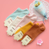 Hot selling Liaoyuan socks children solid color boat socks nine -line candy invisible sock sock socks and socks wholesale