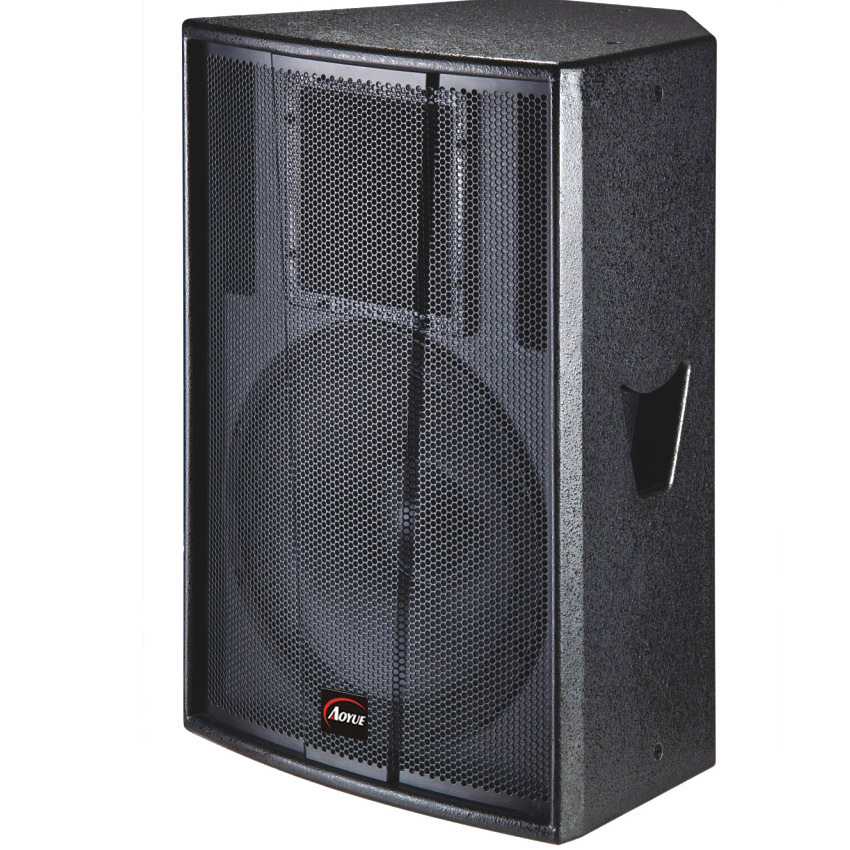 Fábrica al por mayor de 15 pulgadas de audio profesional KTV habitación privada bar boda Club altavoz de entretenimiento F15 altavoz pasivo