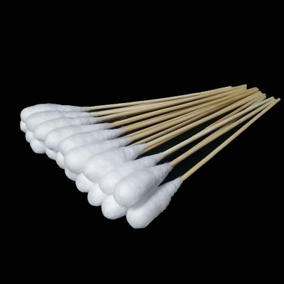 Big head Cotton swab disposable Medicine cotton swab Used for gynecological disinfection Degreased cotton swab 20 branch 20cm Long cotton swab