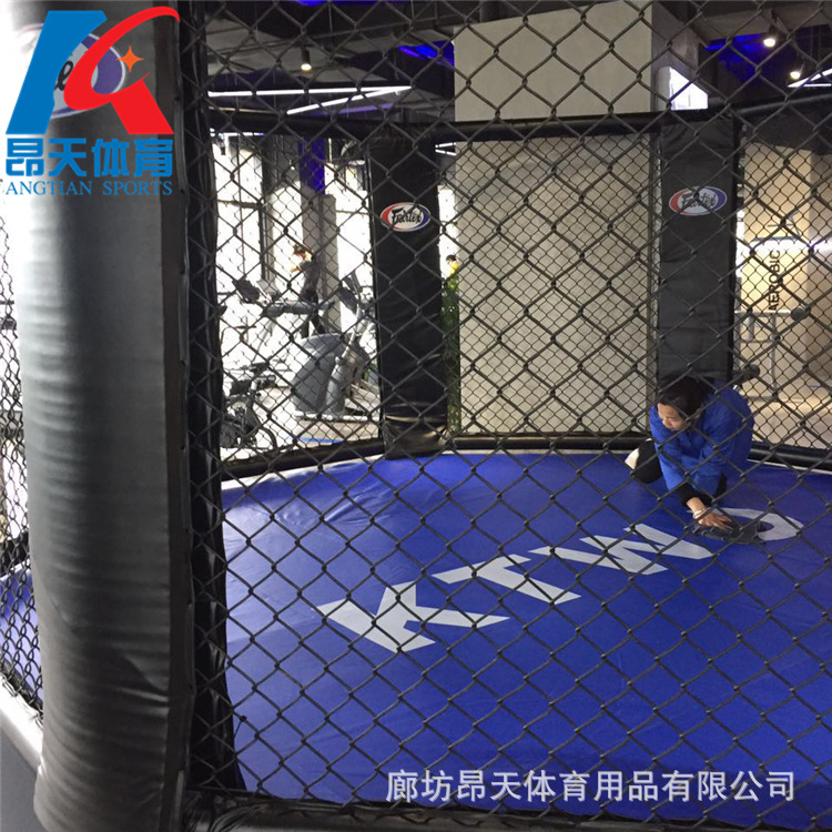Los fabricantes suministran multi-especificación octogonal lucha jaula deportes lucha entrenamiento octogonal jaula boxeo anillo al por mayor