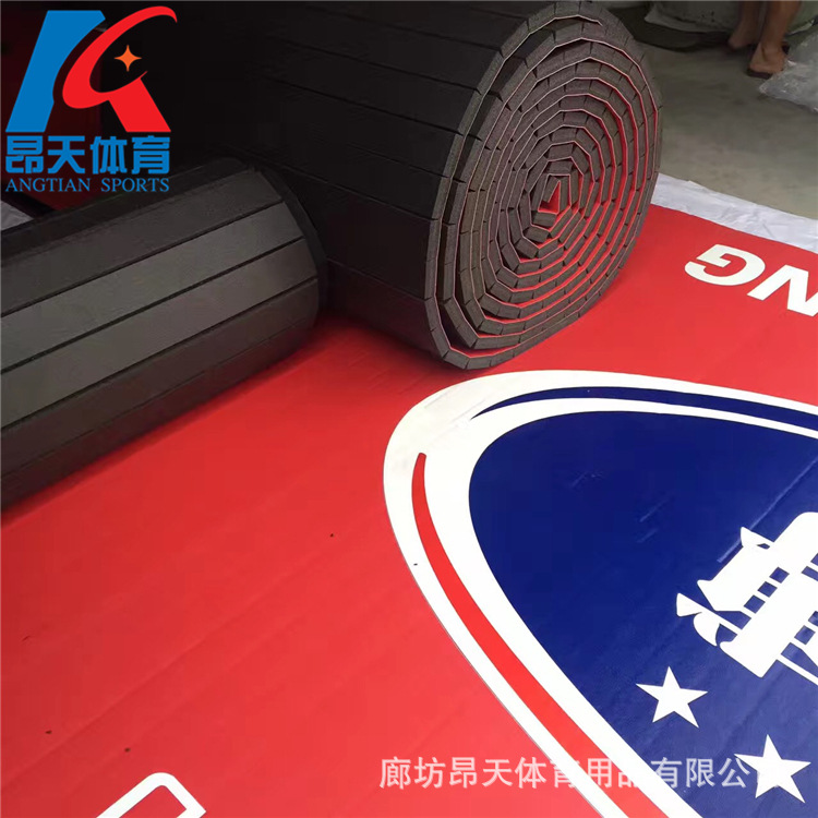 Factory supply taekwondo floor mat gymnastics mat indoor roll mat environmental protection non-slip judo floor mat wholesale