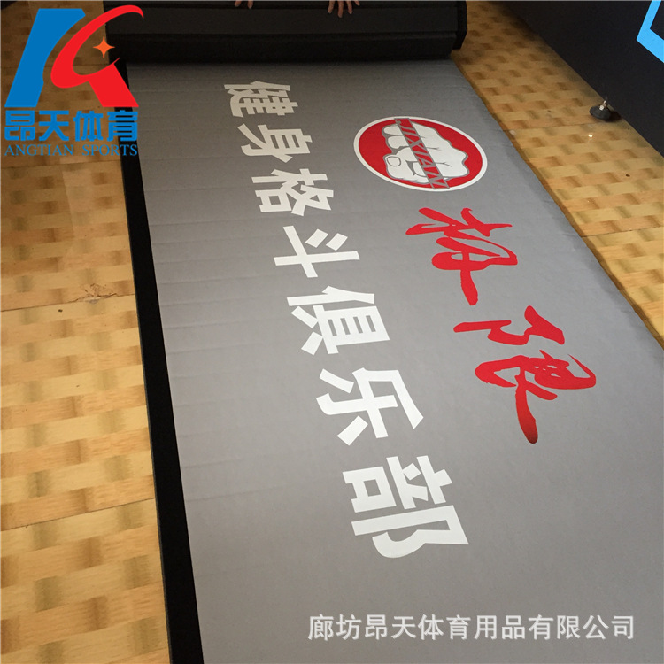 Fábrica al por mayor procesamiento judo persiana alfombrilla lucha fitness ejercicio alfombrilla procesamiento impresión logo gimnasia mat