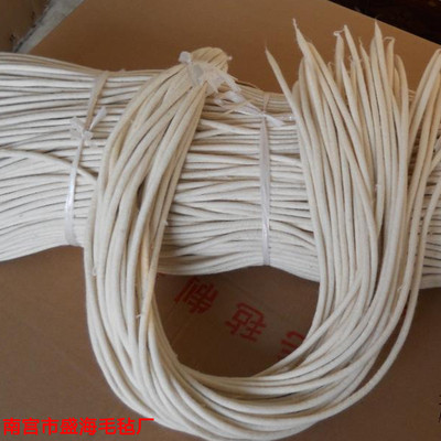 工业羊毛毡吸油绳电动工具导油线毛毡棒电锤吸油导油毡绳羊毛毡条