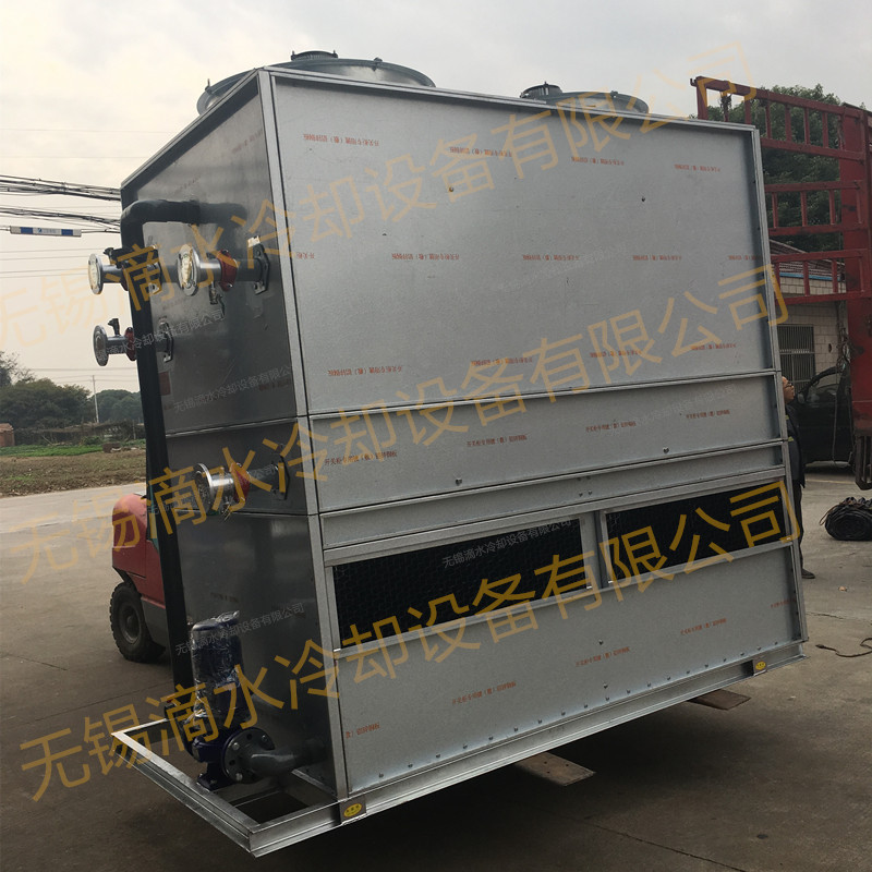 逆流式闭式冷却塔不锈钢方形冷却水塔玻璃钢超静音湿式工业冷却塔